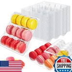 Sherr 36-PACK Macaron Boxes Clear Plastic Storage Containers For Macaroons. Fixed Price $73.77.