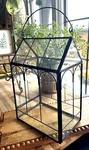 Vintage Greenhouse Terrarium Metal & Glass W/ Handle Plant Display Home Decor. Fixed Price $58.38.