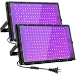 Waygor 200W Led Black Lights For Glow Party IP65 Waterproof Uv. Fixed Price $77.99.