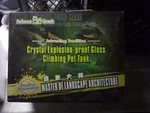 Barbarous Growth Clear Crystal Explosion Proof Glass Climbing Pet Tank Lt 12X7X8. Fixed Price $75.00.
