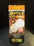 New Exo Reptile Uvb 150 Desert Terraium Bulb 13-WATT Energy Saving. Fixed Price $10.80.
