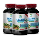 Achieve Peak Vitality: Calcium Magnesium Complex - 3 Bottles, 180 Caps. Fixed Price $51.35.