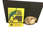 Reptile Food Dish Pets Snake Tortoise Water Feeding Bowl, Lizard W/cage Carpet. Fixed Price $21.99.