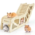 Hamster Hideout Climbing Ladder And Tunnel For Small Pet Bedding Accessories. Fixed Price $28.97.