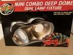 Zoomed 200W Mini Combo Deep Dome Dual Lamp Fixture. Fixed Price $30.00.