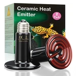 2-PACK 150W Ceramic Heat Emitter For Reptiles No Light Night Time Bulb.... Fixed Price $23.30.