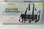 Katziela Airline Compliant Quilted Chariot Pro Rolling Pet Carrier With Bed. Fixed Price $64.99.
