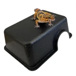 Plastic Reptile Hide Box For Leopard Geckos, Snakes, Lizards, Cornsnakes - Sm.... Fixed Price $15.70.