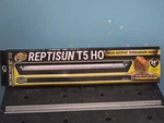Zoo Med Reptisun T5 Terrarium Hood With 10.0 Bulb 24". Fixed Price $65.00.