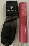 Exo-fit Yoga Mat With Carry Bag Pink. Fixed Price $8.00.