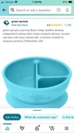 Green Sprouts Silicone Learning Bowl - Turquoise. 2 Avail. Toddler. Suction. Fixed Price $6.00.