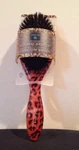 Earth Therapeutics Natural Bristle Cushion Brush With Leopard Design, Regular. Fixed Price $10.44.