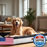 Deconovo Orthopedic Dog Bed With Anti-slip Mat Design Removable Washable Cover F. Fixed Price $47.11.