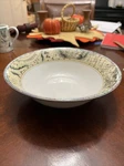 Fitz & Floyd Habitat Americana Old World Maps Omnibus 9 Serving Bowl. Fixed Price $35.00.