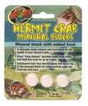 Zoo Med Hermit Crab Mineral Blocks With Added Food. Fixed Price $6.79.