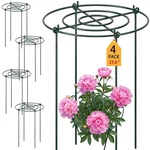 Pelopy 4 Pack 15.7" X 23.6" Heavy Duty Peony Cages And Supports, Metal Pl.... Fixed Price $63.52.