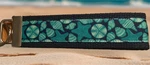 Beach Shells & Sand Dollars Wristlet Keychain Coastal Handmade Fob. Fixed Price $7.95.