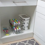 Pounce + Fetch 24 Pet Food Can Dispenser Dimensions: 15.5"X 10". Fixed Price $40.09.