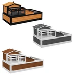 Pawhut Wooden Tortoise Habitat, Enclosure Reptile Cage W/ Tray. Fixed Price $144.99.