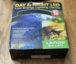 Exo Terra PT2336 Day & Night Large 3W Led Tank Light Fixture For Reptiles Snakes. Fixed Price $24.99.