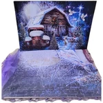 Christmas 1000PC Jigsaw Puzzle Barn Truck Country Doves Trees Snow Boxa. Fixed Price $12.00.