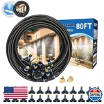 Misting System For Patio 80FT(24M), Water Mister Hose Outdoor, Backyard. Fixed Price $81.59.