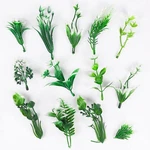 Aquarium Plant Plastic 50 Count Green White Tank Decor Craft Cake Topper Bulk. Fixed Price $14.99.