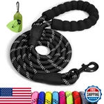 Taglory 6FT Reflective Rope Leash W/ Padded Handle For Med-large Dogs. Fixed Price $13.29.
