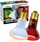 75W Reptile Heat Lamp Combo Pack 2PCS Day & Night Basking Spot Light Uva Da.... Fixed Price $21.39.