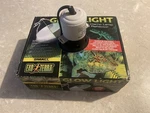 Exo Terra "glow Light Porcelain Clamp With Reflector. Fixed Price $28.67.