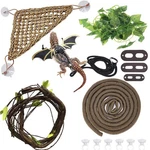 Hamiledyi Bearded Dragon Tank Accessories Lizard Large Hammock Jungle Brown. Fixed Price $23.92.